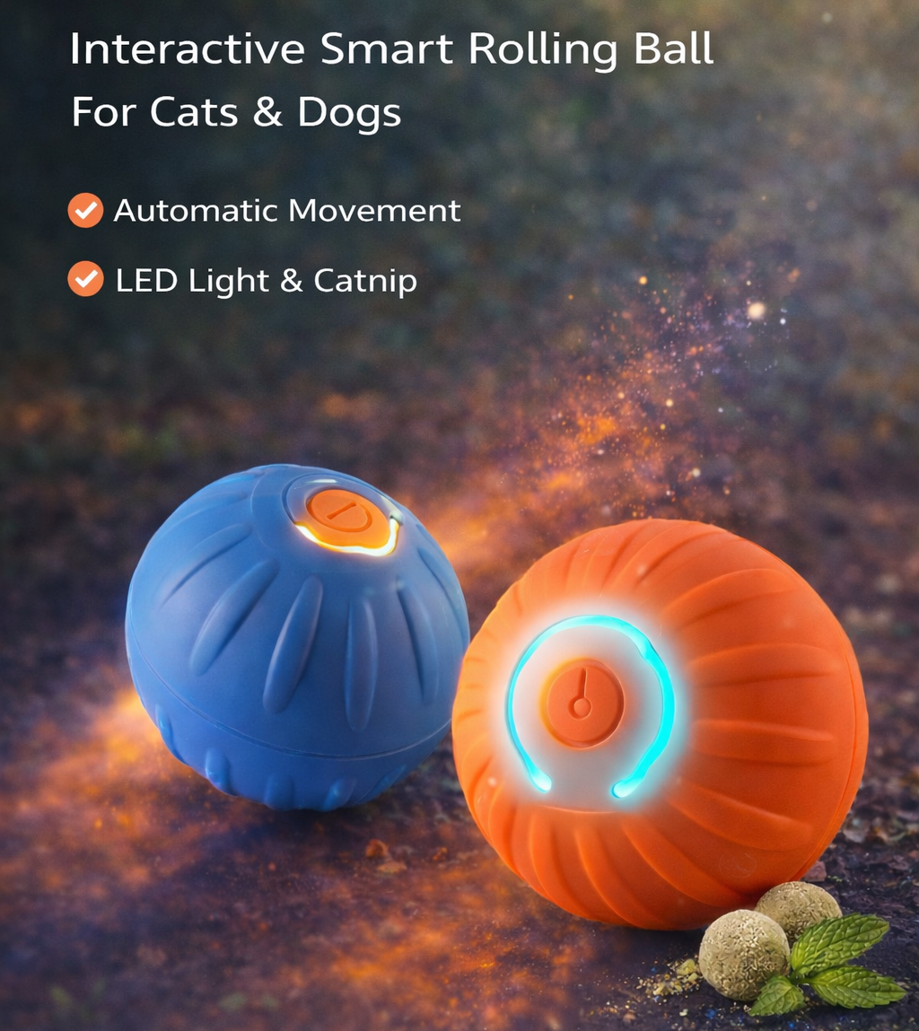 Interactive Anxiety-Relief Toy Ball for Dogs